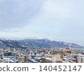 白雪覆蓋的冬季城市景觀 140452147