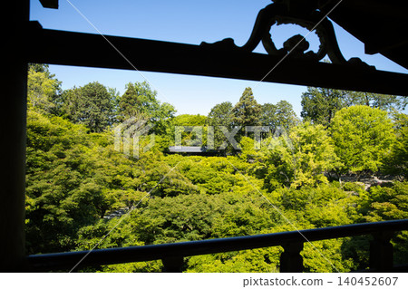 東福寺:從通天台眺望翠綠的楓葉(5) 東福寺:從通天台眺望翠綠的楓葉(5) 140452607