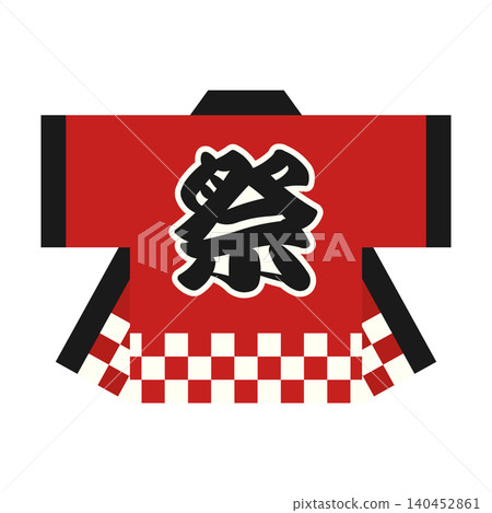 紅色節日法被的插圖 140452861