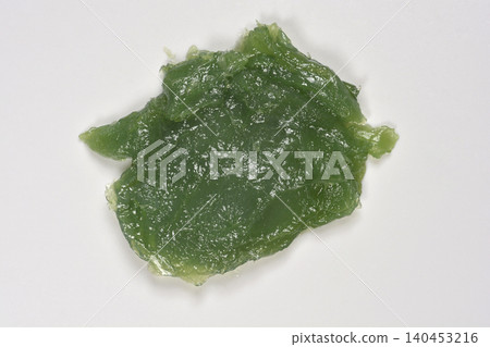 Green massage cream smear isolated on white background Green massage cream smear isolated on white background 140453216