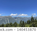 Mountains and blue sky in the Northern Alps 140453870