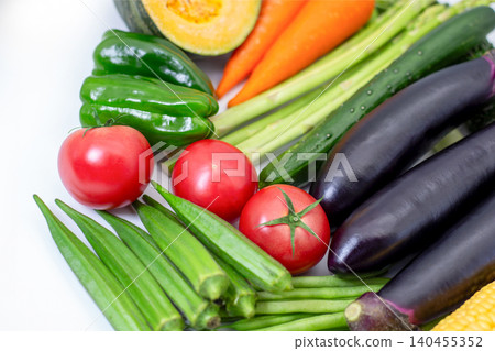 Assorted summer vegetables Assorted summer vegetables 140455352