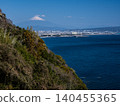 從奧突海岸眺望富士山 140455365