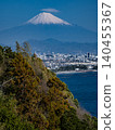 從奧突海岸眺望富士山 140455367
