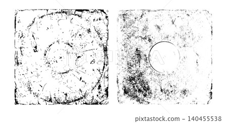 Retro vinyl cover overlay texture featuring grunge scratches, dust, film wear, and distressed vintage effects for mockups and cover designs Retro vinyl cover overlay texture featuring grunge scratches, dust, film wear, and distressed vintage effects for mockups and cover designs 140455538