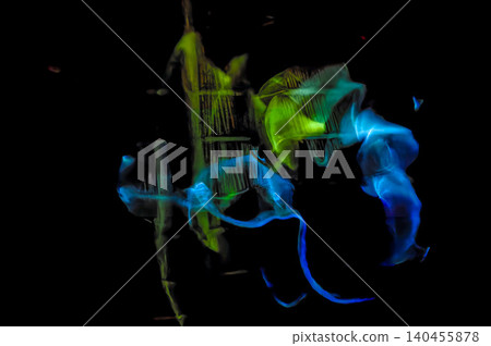 Abstract blue flame Abstract blue flame 140455878