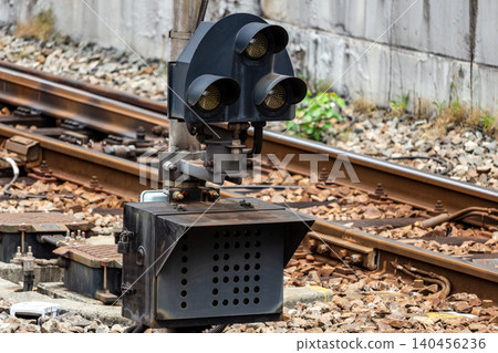 Railway shunting signals, route indicators, and track equipment Railway shunting signals, route indicators, and track equipment 140456236