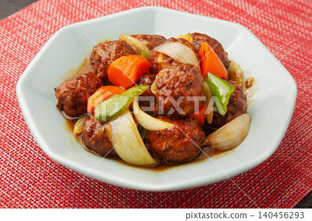 糖醋豬肉肉丸 糖醋豬肉肉丸 140456293