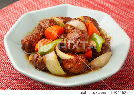糖醋豬肉肉丸 糖醋豬肉肉丸 140456294