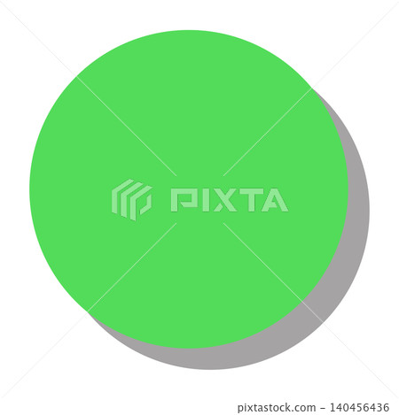 A green circle with a shadow in the bottom right corner, which can be used as a background or icon base. A green circle with a shadow in the bottom right corner, which can be used as a background or icon base. 140456436