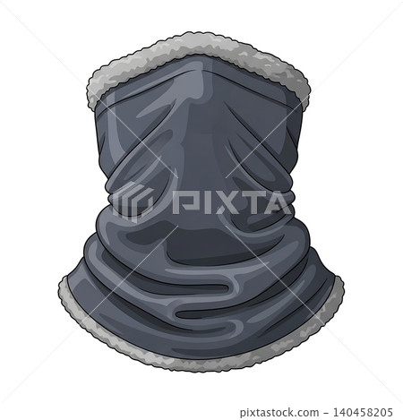 Fleece Lined Neck Gaiter in Charcoal Grey Fleece Lined Neck Gaiter in Charcoal Grey 140458205