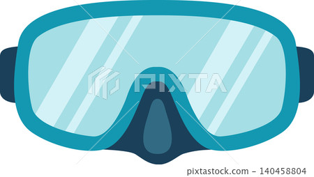 Colorful Diving Mask Resting on a Flat Surface During Daytime 140458804