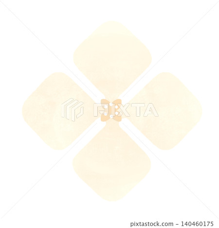 Ivory hydrangea motif flat illustration Ivory hydrangea motif flat illustration 140460175