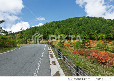 Moromori plateau of early summer hot water Moromori plateau of early summer hot water 140460202