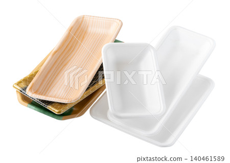 Various types of food trays on a transparent background (png) Various types of food trays on a transparent background (png) 140461589