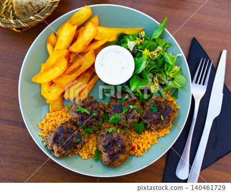 Traditional dish of Turkish cuisine kofte Traditional dish of Turkish cuisine kofte 140461729