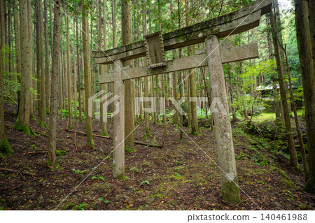 若宮神社,宛如另一個世界,靜靜地坐落在兵庫縣丹波市。 若宮神社,宛如另一個世界,靜靜地坐落在兵庫縣丹波市。 140461988