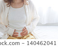 感覺腹痛的女性 140462041