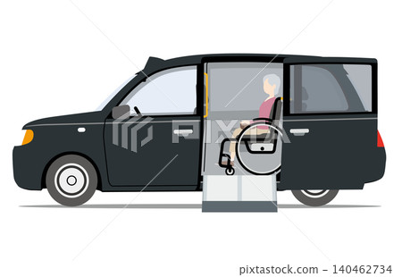 Universal Taxi - Wheelchair Accessible 140462734
