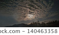 Scale-like clouds illuminated by moonlight 140463358