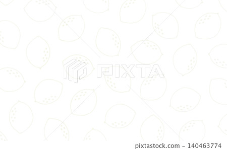 檸檬線條圖案(白色) 檸檬線條圖案(白色) 140463774