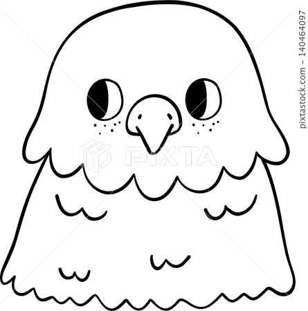 Groovy 4th of July outline, Cute Blad Eagle Bird Doodle Hand Drawn Groovy 4th of July outline, Cute Blad Eagle Bird Doodle Hand Drawn 140464097