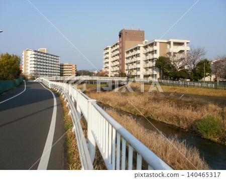 Spring in apartment complexes Spring in apartment complexes 140465317