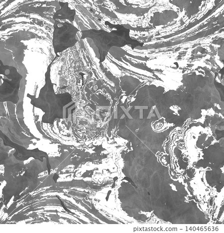 Abstract White Liquid Marble Swirl Texture on Black Abstract White Liquid Marble Swirl Texture on Black 140465636
