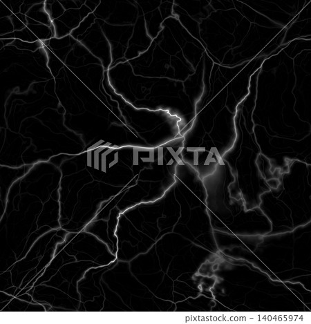 Abstract Black Marble Texture with Glowing White Veins 140465974