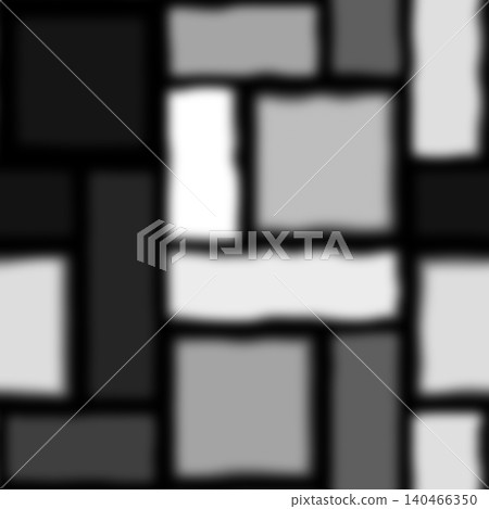 Abstract Greyscale Geometric Rectangle Block Composition 140466350