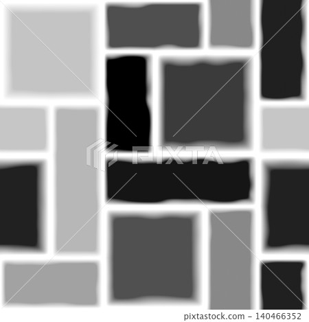 Monochrome Geometric Rectangle Pattern Displacement Map 140466352