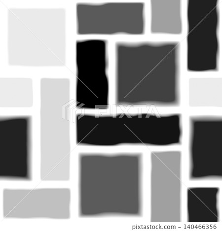 Modern Abstract Geometric Composition of Greyscale Rectangles 140466356