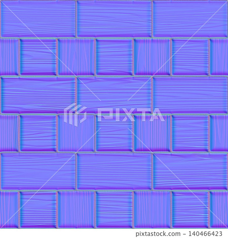 Wood Textured Brick Pattern Normal Map for Architectural Design Wood Textured Brick Pattern Normal Map for Architectural Design 140466423