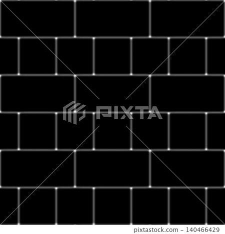 Geometric Block Wall Pattern White on Black Geometric Block Wall Pattern White on Black 140466429