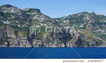 The charming Italian seaside Fiordo Of Furorei, rocky cliffs with magnificent views of the Amalfi coast. The charming Italian seaside Fiordo Of Furorei, rocky cliffs with magnificent views of the Amalfi coast. 140466657
