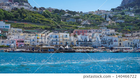 Small boats in the harbor of Marina Grande, island of Capri, Italy. Small boats in the harbor of Marina Grande, island of Capri, Italy. 140466722