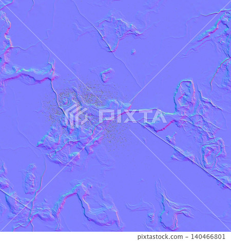 Weathered Rock Normal Map Texture for Game Assets Weathered Rock Normal Map Texture for Game Assets 140466801