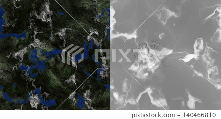 Detailed Marble Vein Pattern Displacement Height Map Detailed Marble Vein Pattern Displacement Height Map 140466810