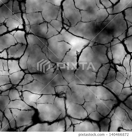 Seamless Dark Crack Pattern on Grey Texture Seamless Dark Crack Pattern on Grey Texture 140466872
