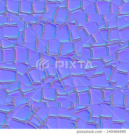 Prismatic Crystal Stone Normal Map 140466990