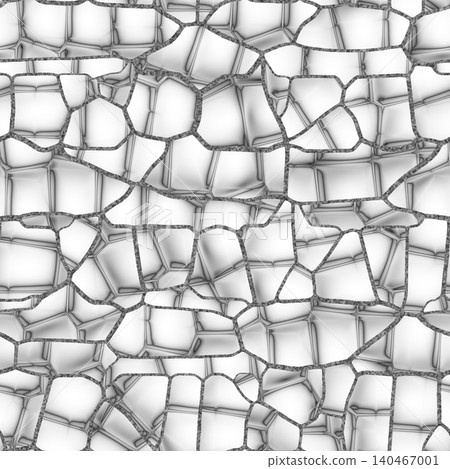 Seamless Minimalist Hexagon Outline Pattern with Soft Shading Seamless Minimalist Hexagon Outline Pattern with Soft Shading 140467001