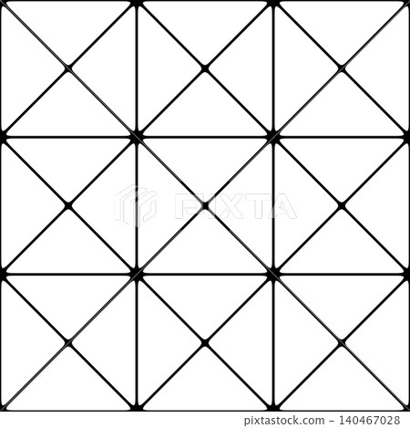 Minimalist Triangular Grid Wireframe Seamless Pattern Minimalist Triangular Grid Wireframe Seamless Pattern 140467028