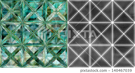 Teal Crystal Gemstone Texture and Alpha Mask Set Teal Crystal Gemstone Texture and Alpha Mask Set 140467039
