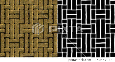 Brown Woven Leather Texture and Displacement Map Set Brown Woven Leather Texture and Displacement Map Set 140467078