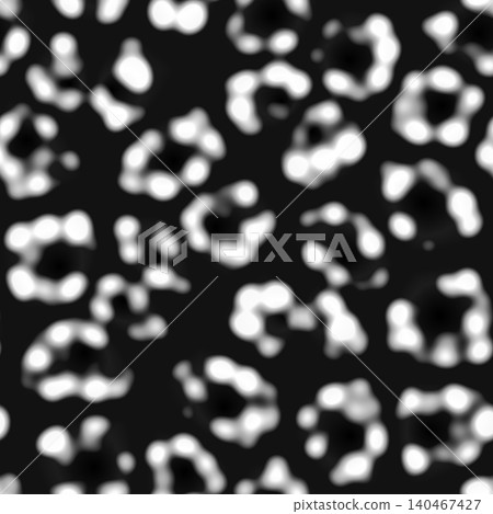 Leopard Fur Pattern Grayscale Displacement Map 140467427