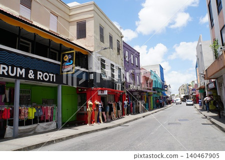 A view of Bridgetown, the capital of Barbados. A view of Bridgetown, the capital of Barbados. 140467905