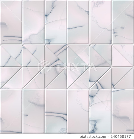 Seamless Light Marble Hexagon Tile Texture Background Seamless Light Marble Hexagon Tile Texture Background 140468177