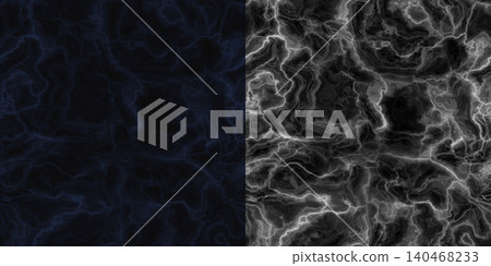 Blue Swirl Marble Texture and Displacement Map Set 140468233
