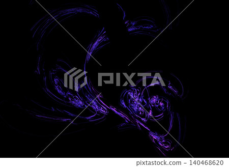 Crazy mystical coloured light effects. Incredible combinations of abstract light lines 140468620