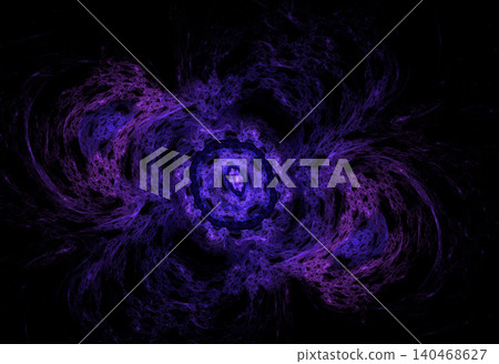 Crazy mystical coloured light effects. Incredible combinations of abstract light lines 140468627